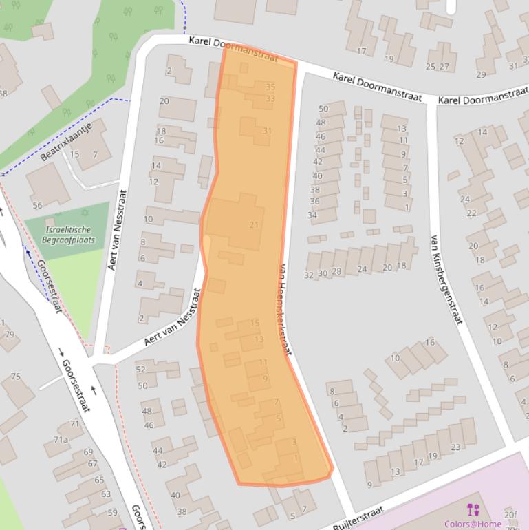 Kaart van postcodegebied 7482BS.