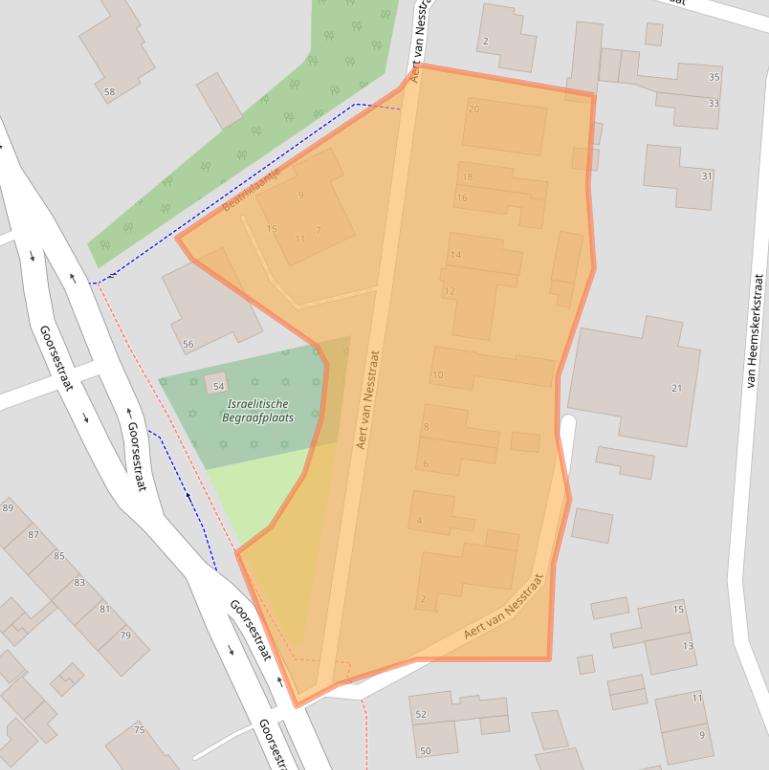 Kaart van postcodegebied 7482BV.