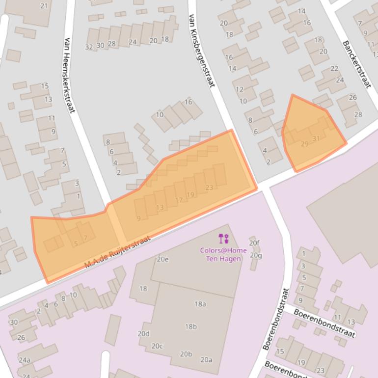 Kaart van postcodegebied 7482BW.