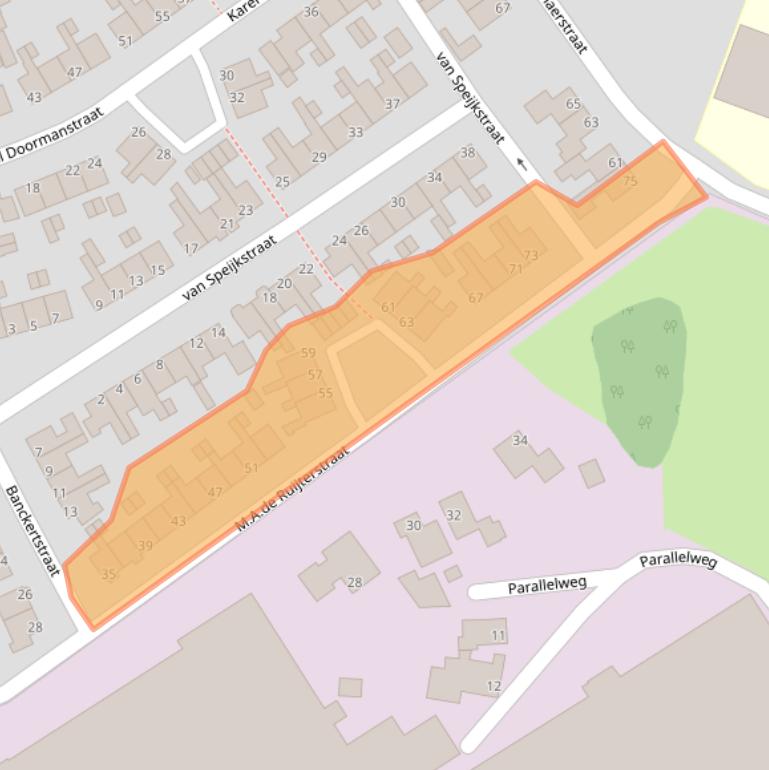 Kaart van postcodegebied 7482BX.