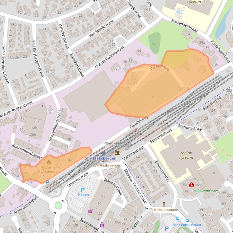 Kaart van postcodegebied 7482CA.