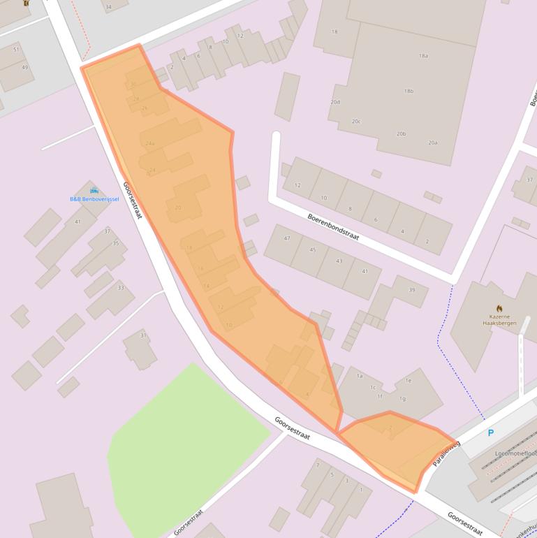 Kaart van postcodegebied 7482CJ.