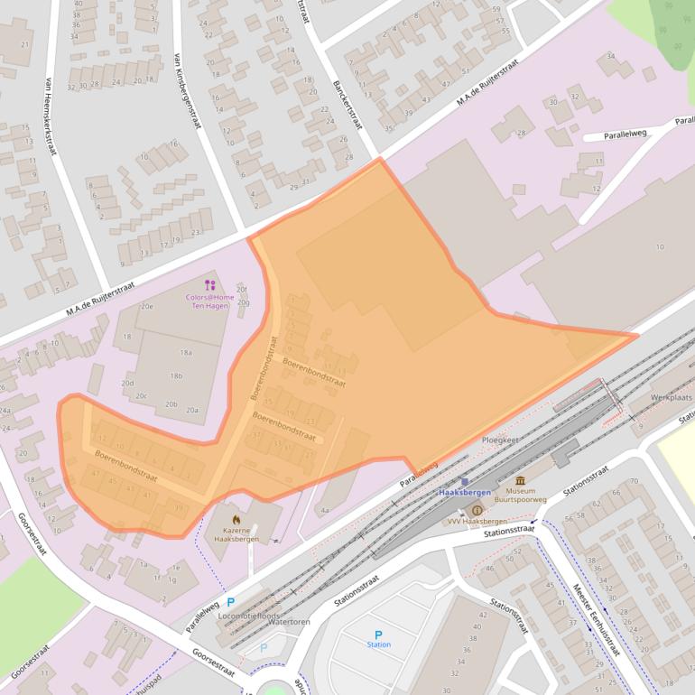 Kaart van postcodegebied 7482CN.