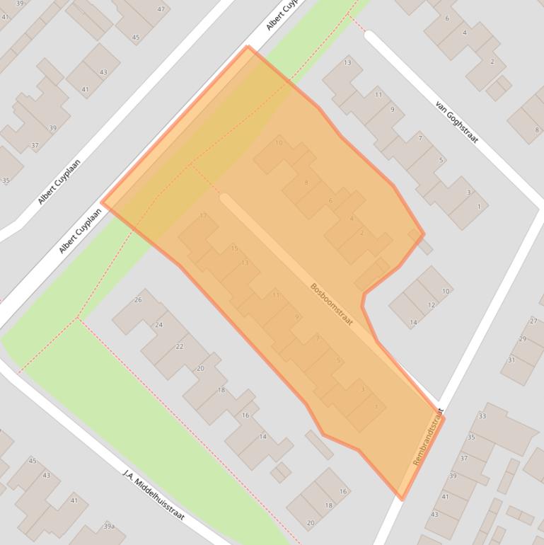 Kaart van postcodegebied 7482EH.