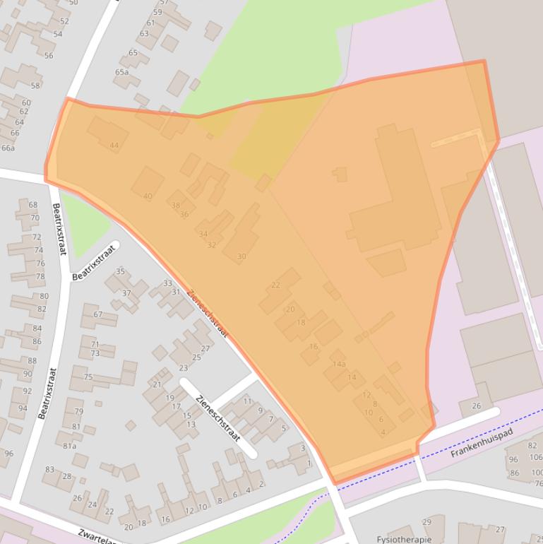 Kaart van postcodegebied 7482ER.