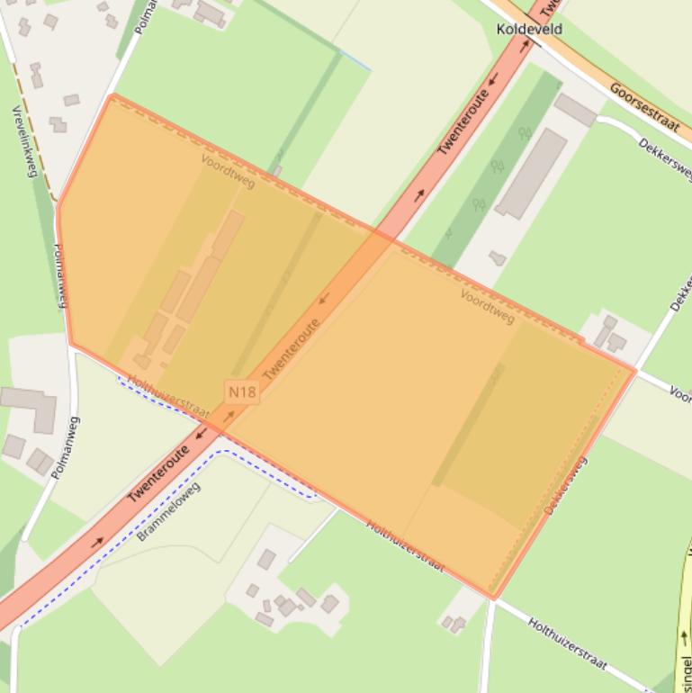 Kaart van postcodegebied 7482EV.