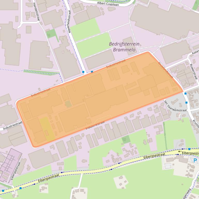 Kaart van postcodegebied 7482EW.