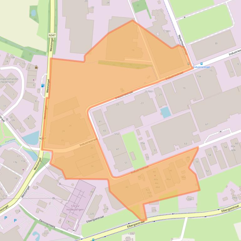 Kaart van postcodegebied 7482EZ.