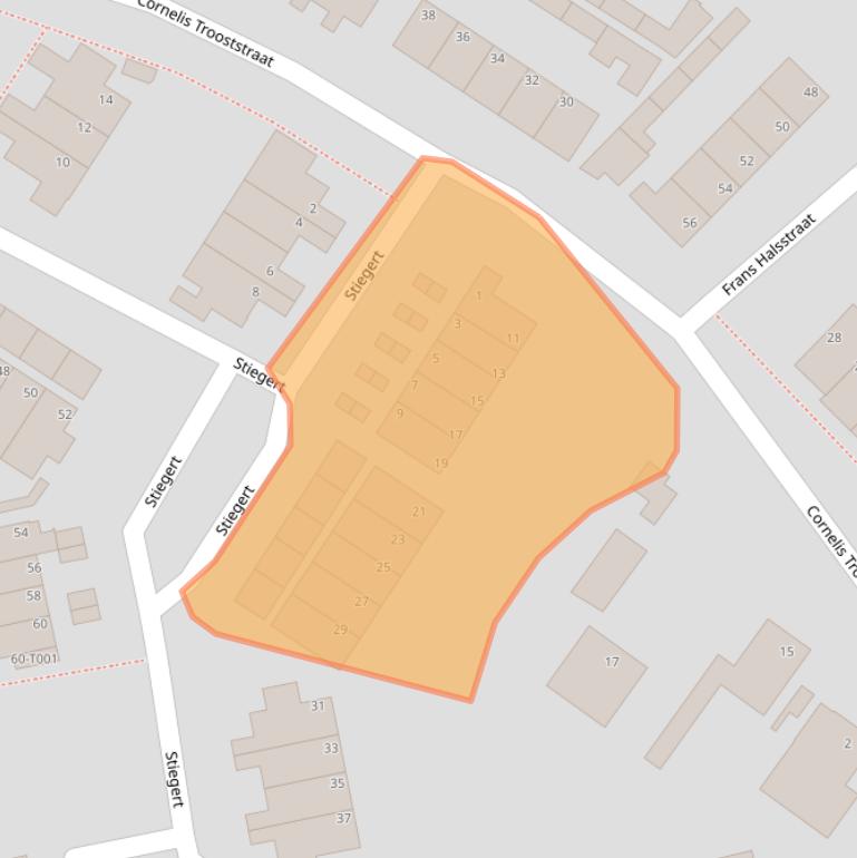 Kaart van postcodegebied 7482GG.