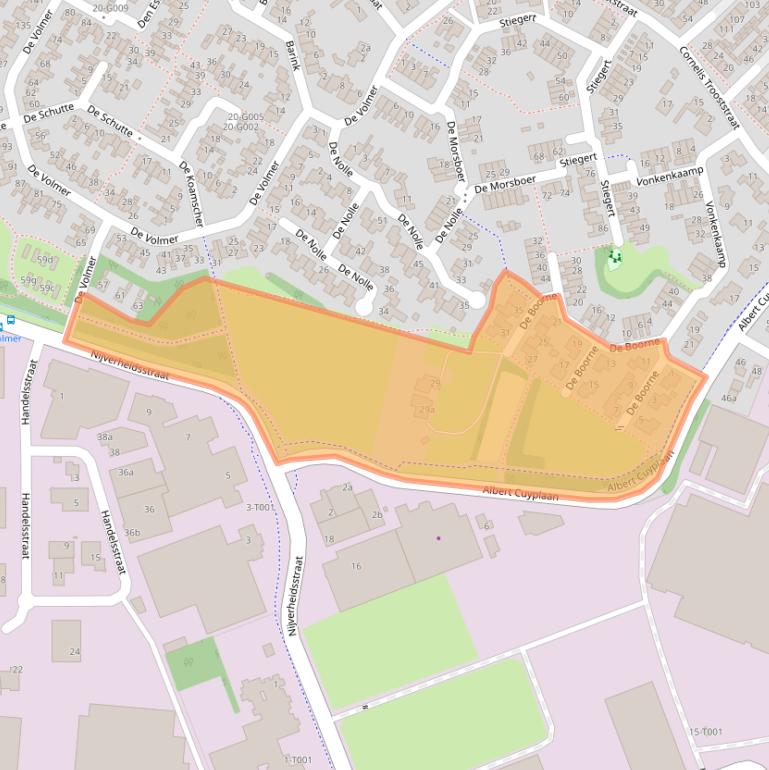 Kaart van postcodegebied 7482GL.