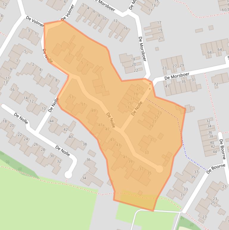 Kaart van postcodegebied 7482GR.