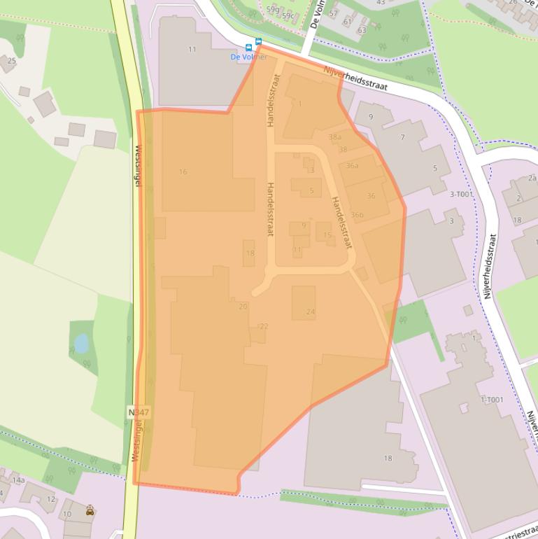 Kaart van postcodegebied 7482GW.