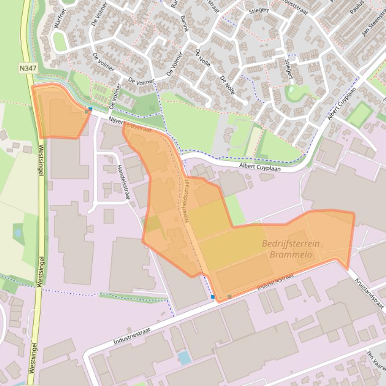 Kaart van postcodegebied 7482GZ.