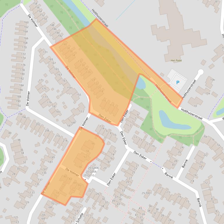 Kaart van postcodegebied 7482HB.