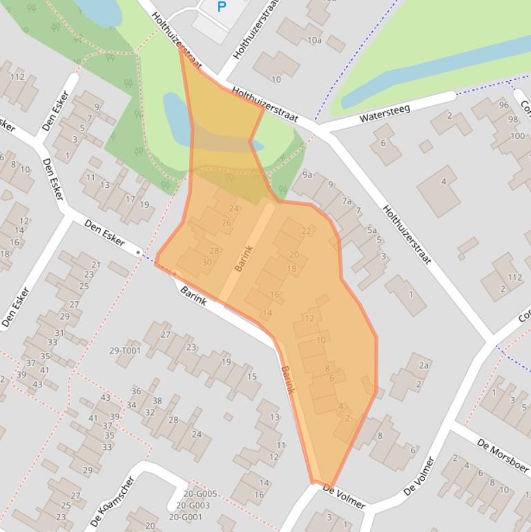 Kaart van postcodegebied 7482HG.