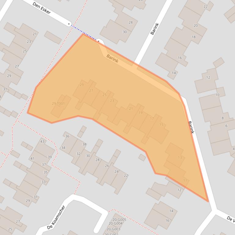 Kaart van postcodegebied 7482HH.