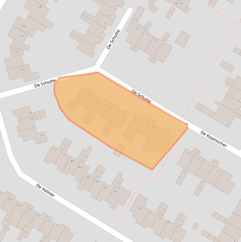 Kaart van postcodegebied 7482HL.