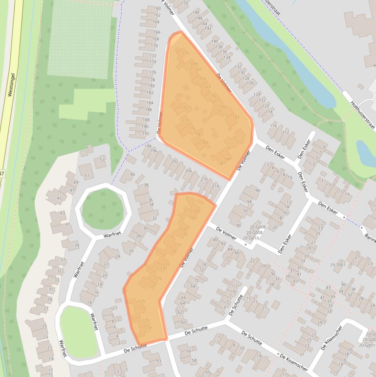 Kaart van postcodegebied 7482HR.