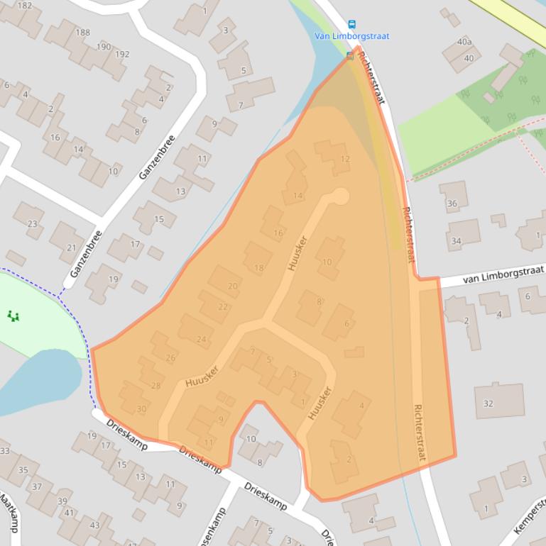 Kaart van postcodegebied 7482KA.