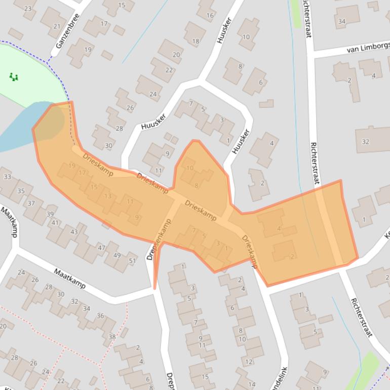 Kaart van postcodegebied 7482KB.