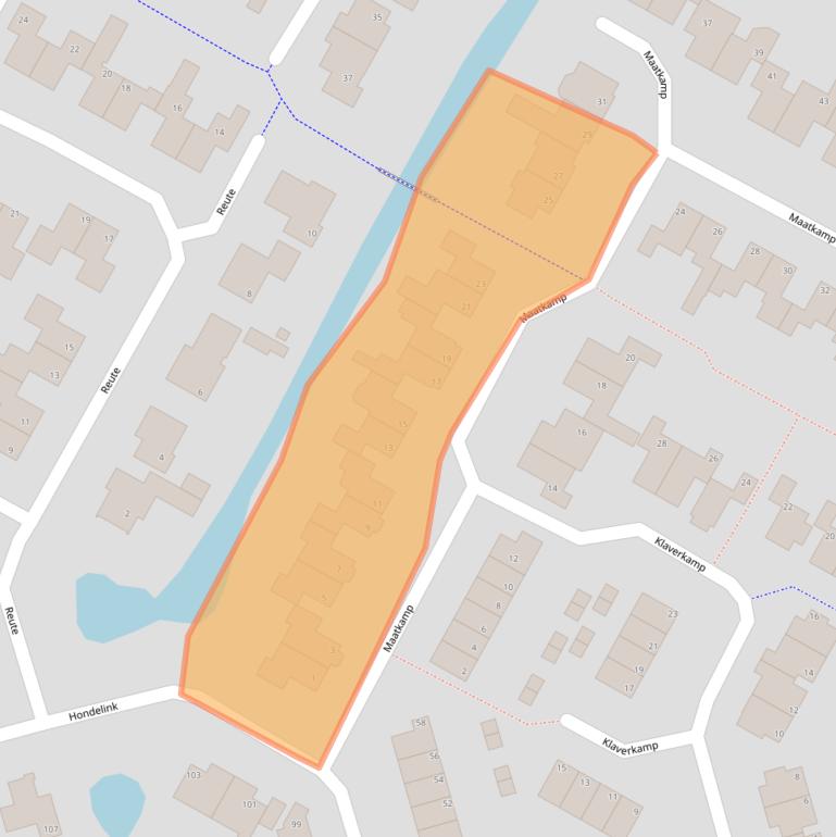 Kaart van postcodegebied 7482KC.