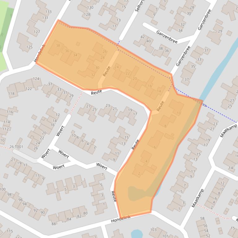 Kaart van postcodegebied 7482LA.