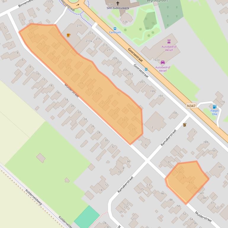 Kaart van postcodegebied 7482NC.