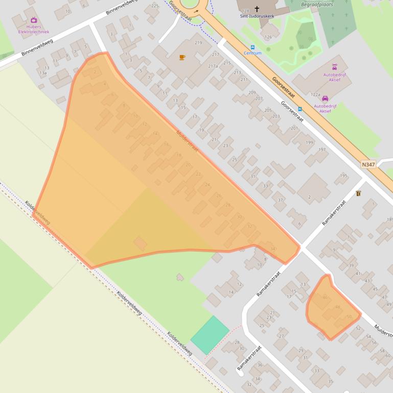 Kaart van postcodegebied 7482ND.