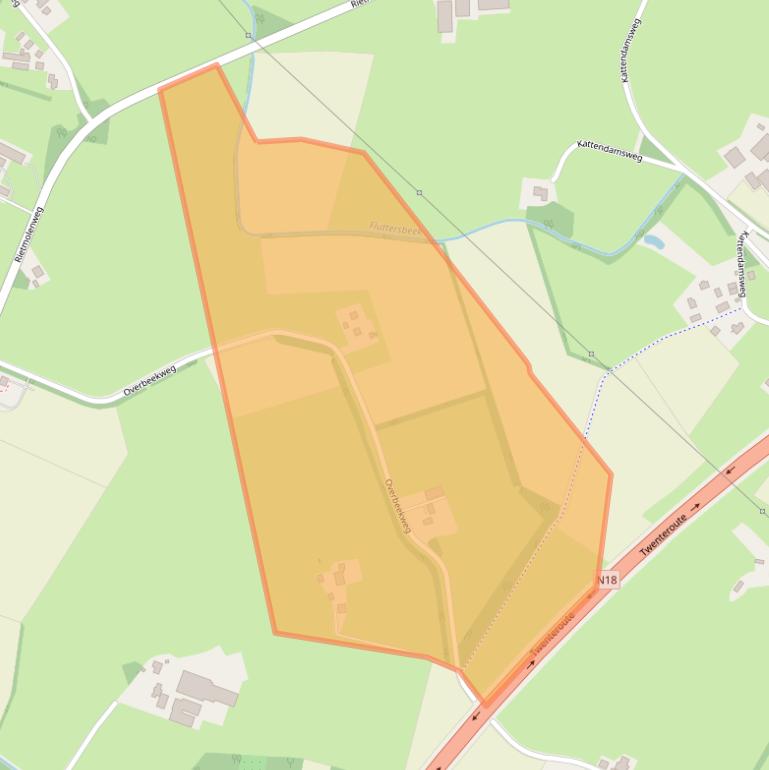 Kaart van postcodegebied 7482NR.