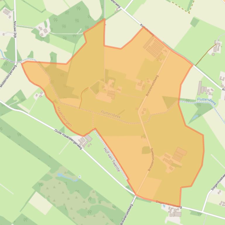 Kaart van postcodegebied 7482PD.