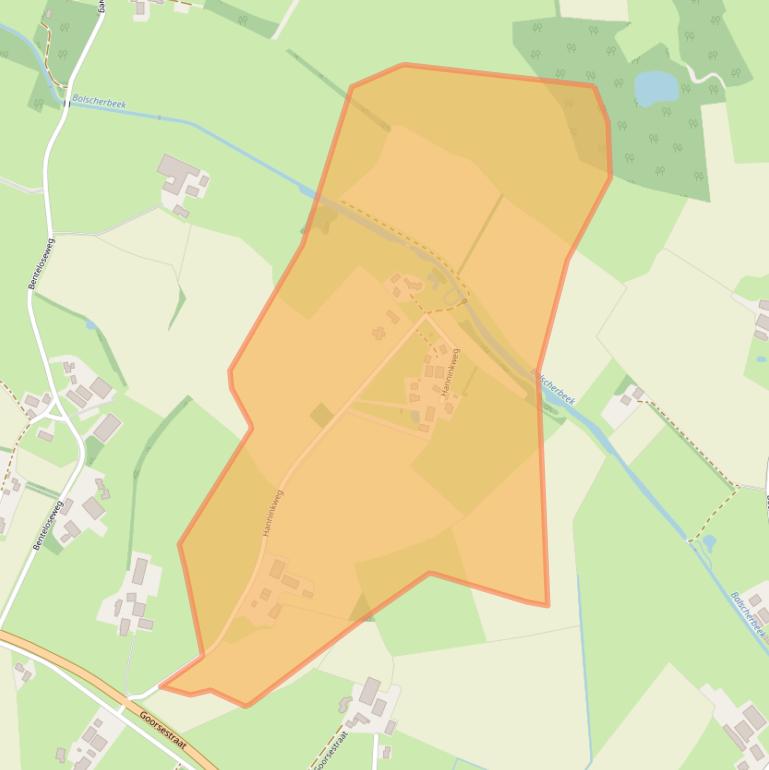 Kaart van postcodegebied 7482PM.