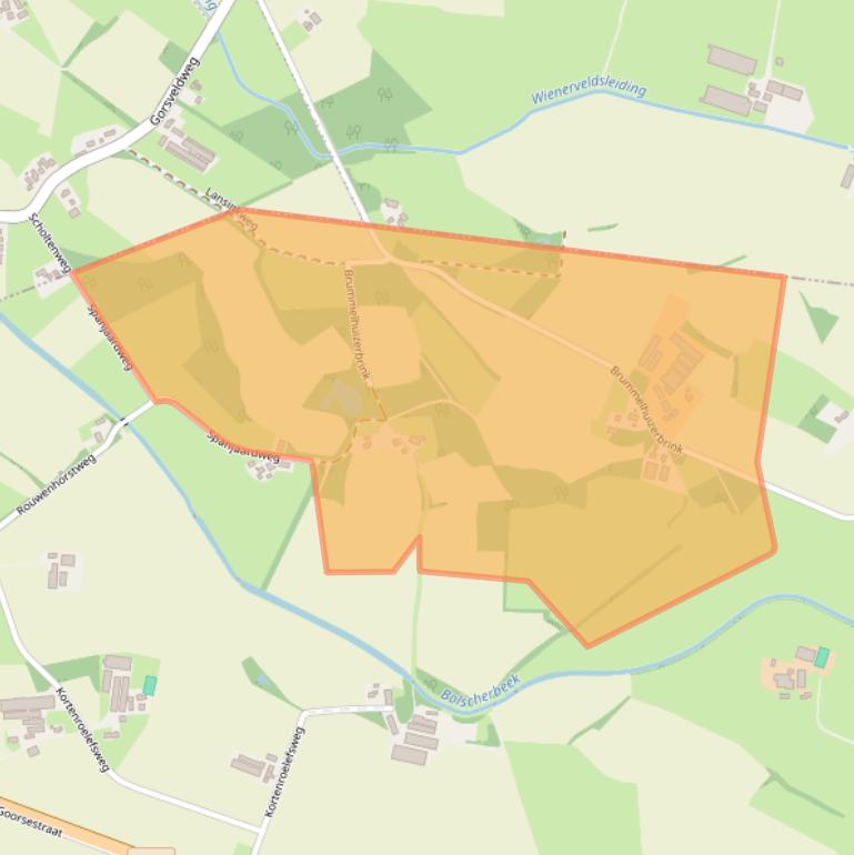 Kaart van postcodegebied 7482PT.