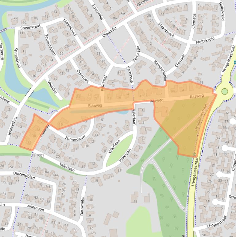Kaart van postcodegebied 7482RK.