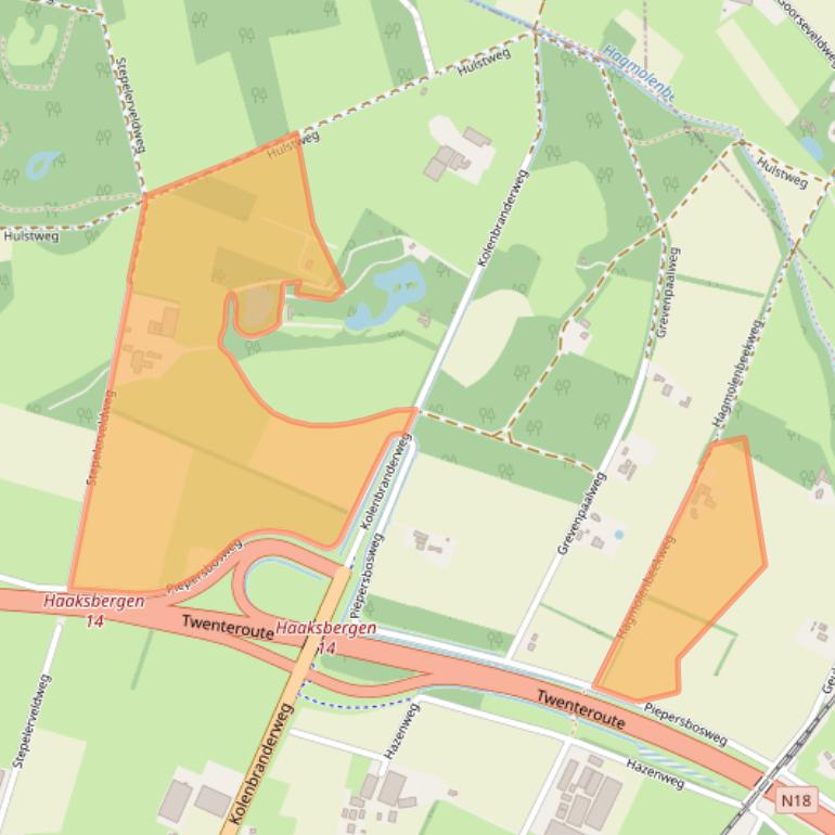 Kaart van postcodegebied 7482SC.