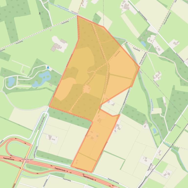 Kaart van postcodegebied 7482SG.