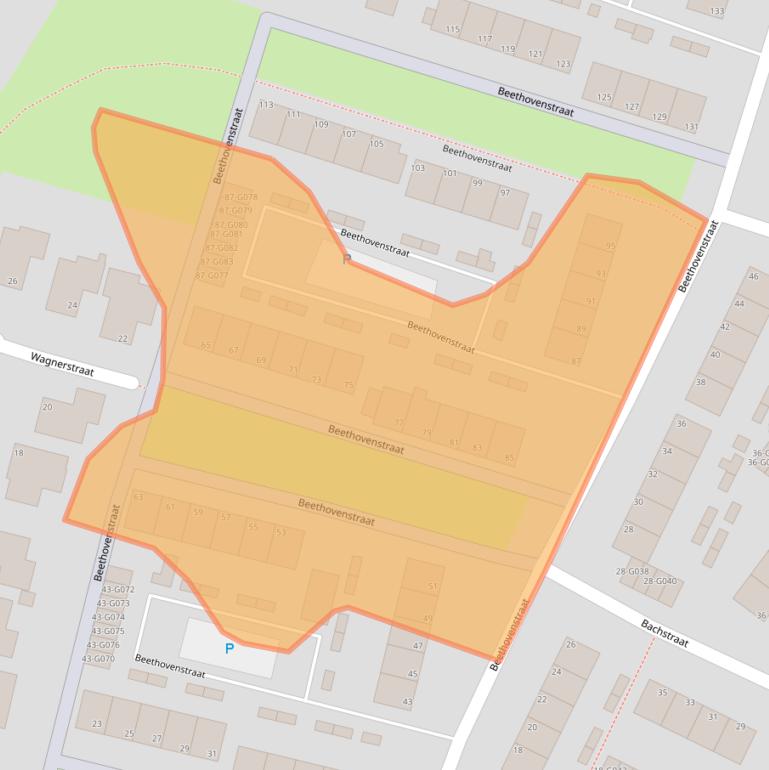 Kaart van postcodegebied 7482TG.