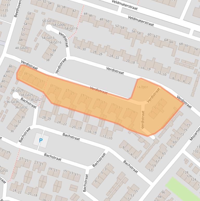 Kaart van postcodegebied 7482TL.