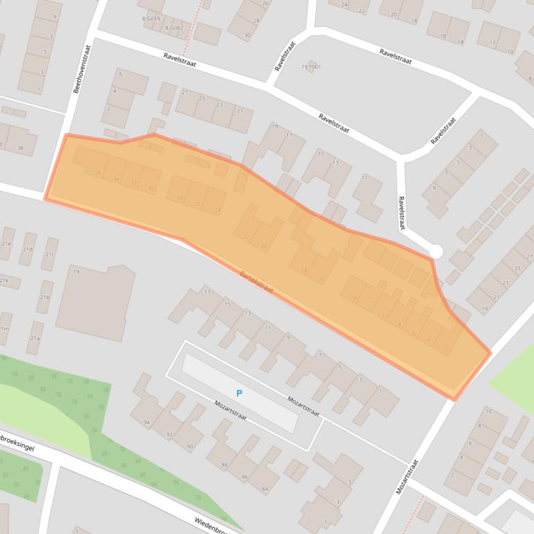 Kaart van postcodegebied 7482TV.