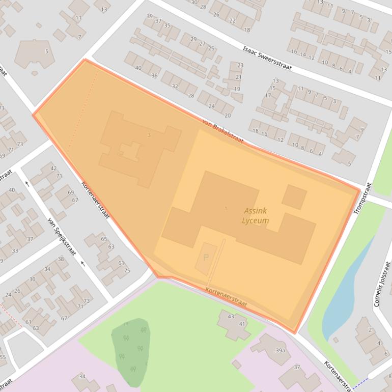 Kaart van postcodegebied 7482VV.