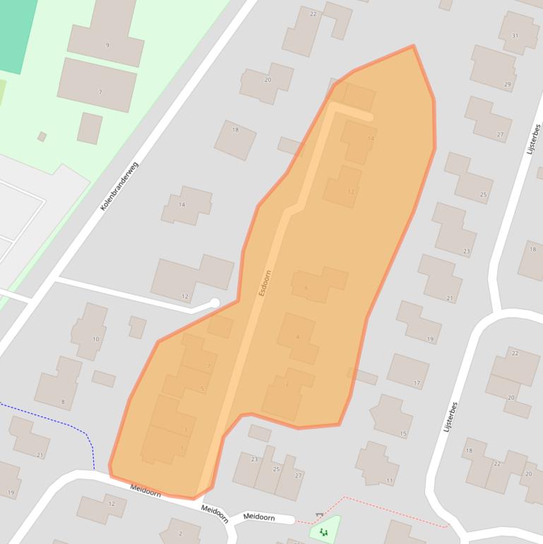 Kaart van postcodegebied 7482WH.