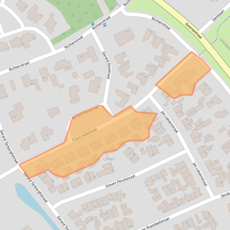 Kaart van postcodegebied 7482XK.