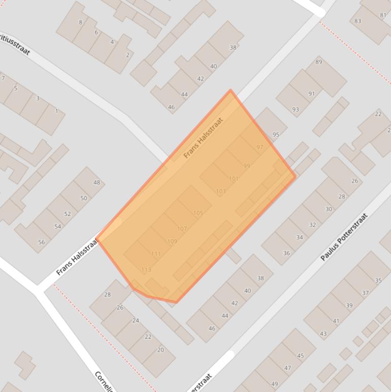 Kaart van postcodegebied 7482XM.