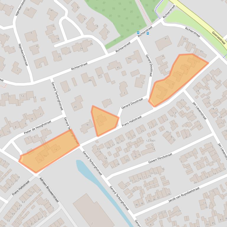 Kaart van postcodegebied 7482XN.