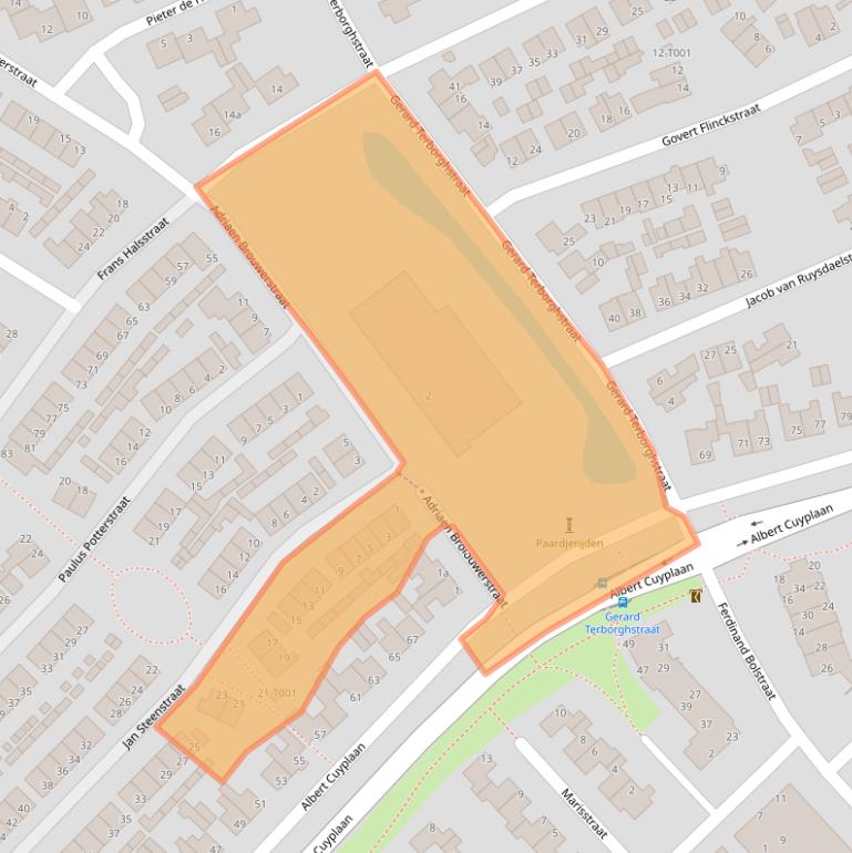 Kaart van postcodegebied 7482ZD.