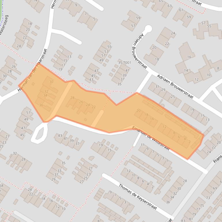 Kaart van postcodegebied 7482ZL.