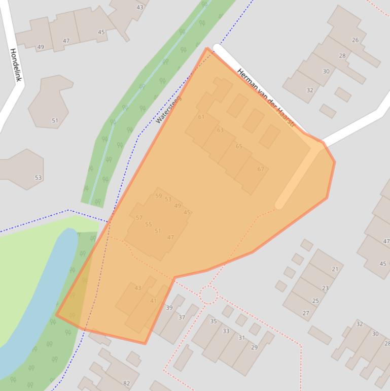 Kaart van postcodegebied 7482ZS.