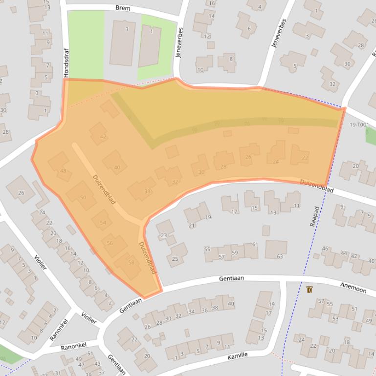 Kaart van postcodegebied 7483AL.