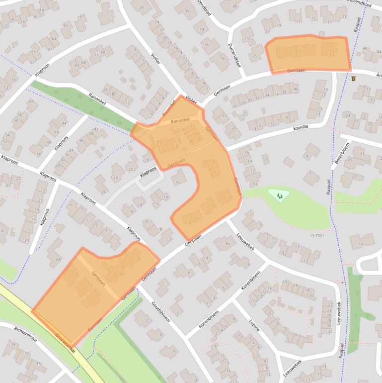 Kaart van postcodegebied 7483AN.
