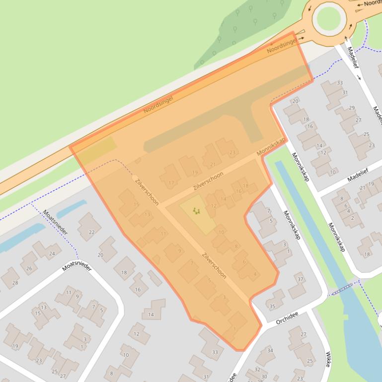 Kaart van postcodegebied 7483BK.