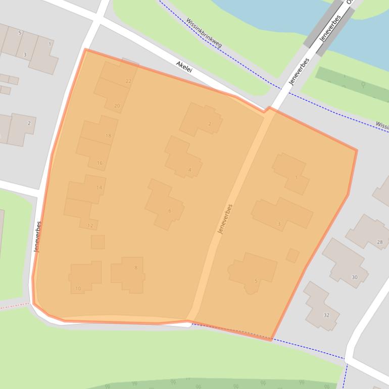 Kaart van postcodegebied 7483BZ.